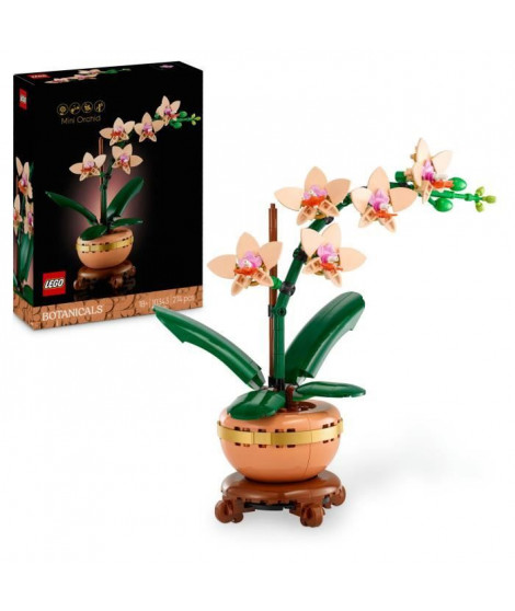 LEGO Botanique 10343 L'orchidée miniature - Fleurs artificielles - Idée cadeau pour femme