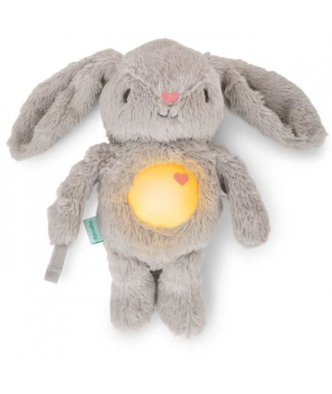 INGENUITY Veilleuse bébé, Doudou lapin, peluche Sylvie, réponds au pleurs de bébé, musicale, lumineuse, bruits blanc, et atta…