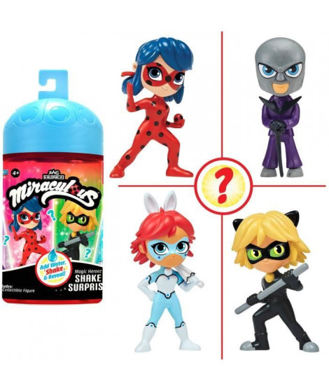 Poupées Chibi Color Change Surprise 10 cm - Miraculous Ladybug - BANDAI - Personnage aléatoire