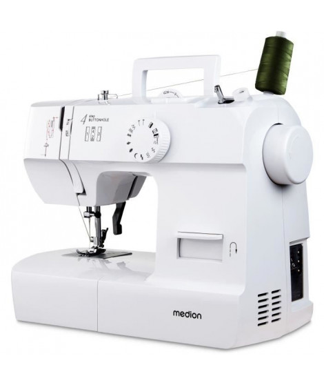 Machine a Coudre - MEDION - SM 70 - 71W - 12 Points - 700 tr/min - LED - Blanc