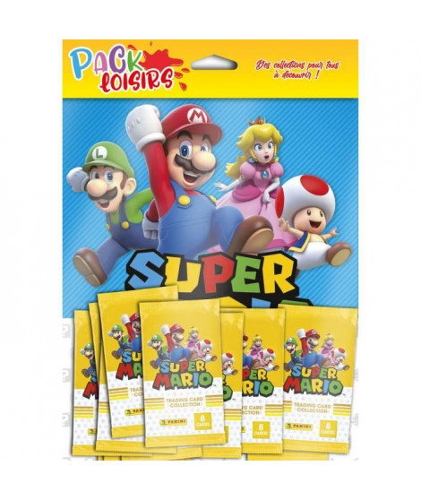 Pack stickers - PANINI - Super Mario TC - 1 porte-cartes + 24 pochettes - 192 stickers au total