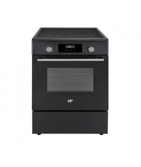 Cuisiniere induction - CONTINENTAL EDISON - CECI60FPB - 3 feux - L60 x H85 x P60 cm - Noir