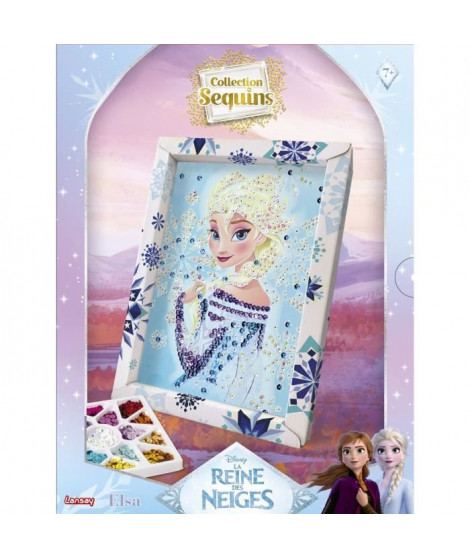 Jeu de création - LANSAY - Collection sequins - ELSA LA REINE DES NEIGES - Des 7 ans