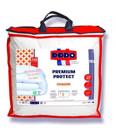 DODO - Couette chaude 350gr/m² - PREMIUM PROTECT - 220 x 240 cm