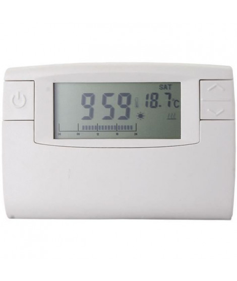 Thermostat électronique programmable - GAO - 3 niveaux de température, réglages manuels