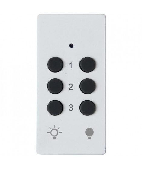 Kit 3 Prises télécommandées + Télécommande - GAO - 230 V - Blanc