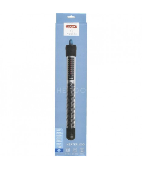 Chauffage - Zolux - Pour aquarium - Température réglable jusqu'a 34°C - 100W