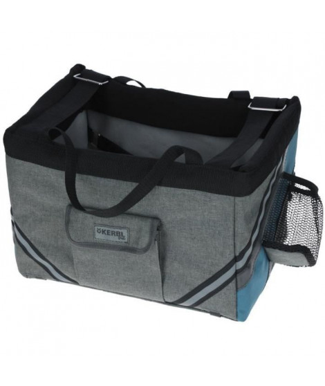 Sac a vélo - KERBL - Vacation - Gris/bleu - 38x29x25 cm