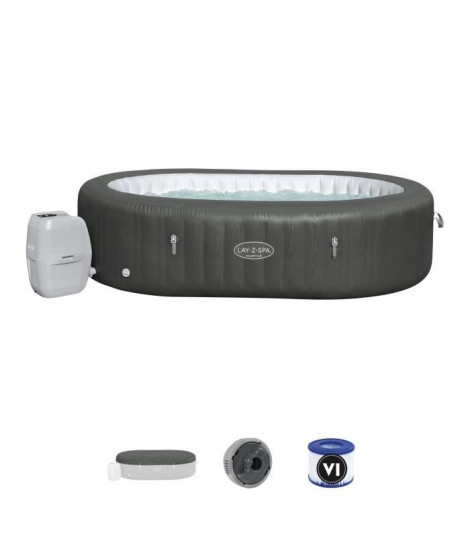 Spa gonflable BESTWAY - Lay-Z-Spa Mauritius - Smart Airjet 180 Airjets - 270 x 180 x 71 cm - 5 a 7 places - Rectangulaire