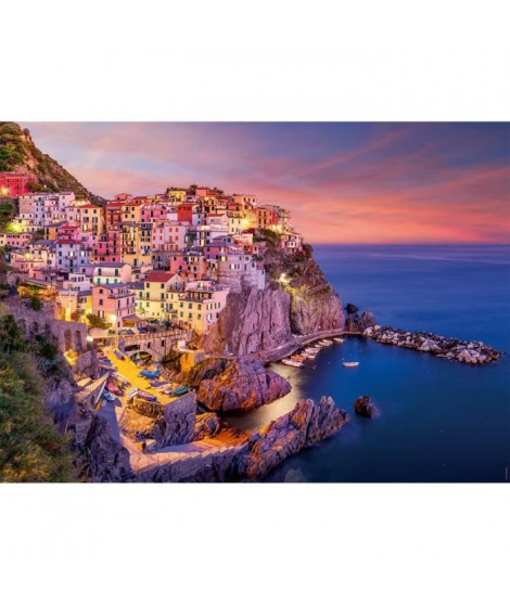 Puzzle 1500 pieces Hameau de Manarola, Italie, des 14 ans, Puzzle de qualité supérieure, Collection Évasion, 12001533, Nathan
