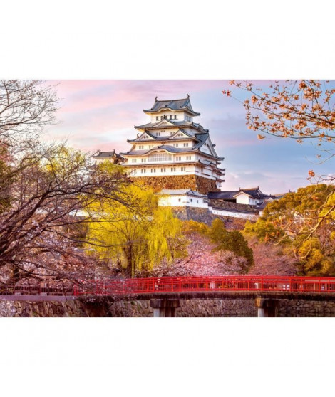 Puzzle 1000 pieces Château de Himeji, Japon, Collection Highlight, des 14 ans, Château, 12001316, Ravensburger