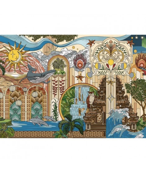 Puzzle 1500 pieces Le jardin des reves, des 14 ans, Puzzle de qualité supérieure, Collection Artiste, 12001612, Nathan