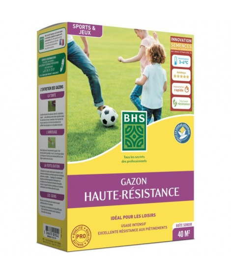 Gazon - BHS -  Haute résistance 1KG - Usage Intesif