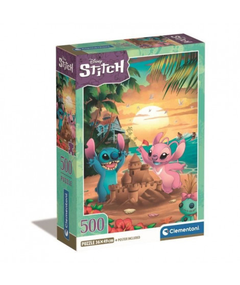 CLEMENTONI - Compact 500 pieces - Stitch