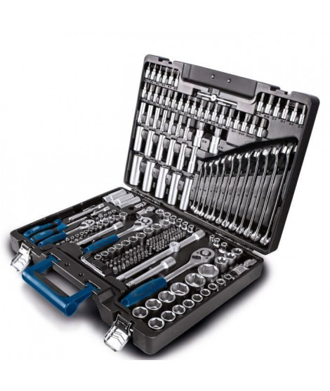 Mallette a outils de 217 pieces - SCHEPPACH - TB217 - Outils en acier chrome vanadium et acier pour outils