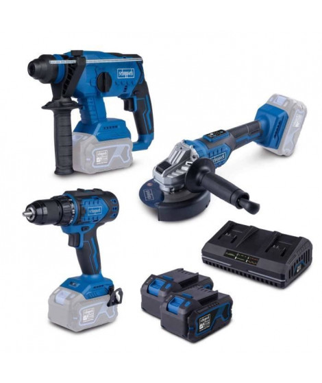 Combot kit 5 outils : c-dd45-x + bc-ag125-x + sdbc4.5A + 2 x sbp4.0 + bc-rhd230-x