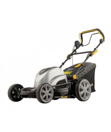 Tondeuse a gazon électrique - POWERPLUS - POWPG6290 - 1800 W - 460 mm Ø - Avec ramassage, mulching et éjection Arriere