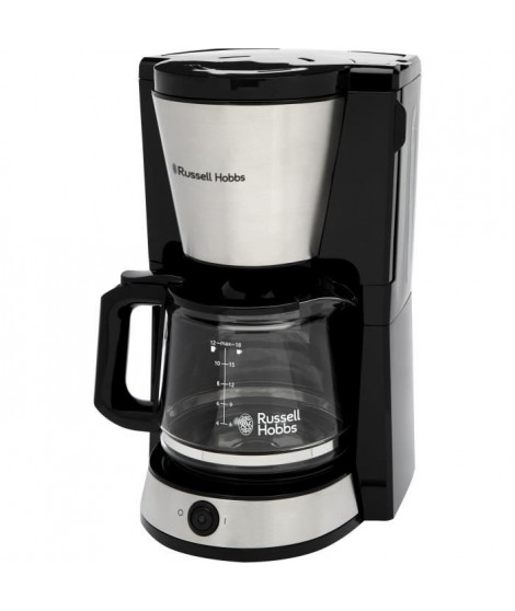 Cafetiere - RUSSELL HOBBS - HEATON - 1,25 L - Noir / Inox
