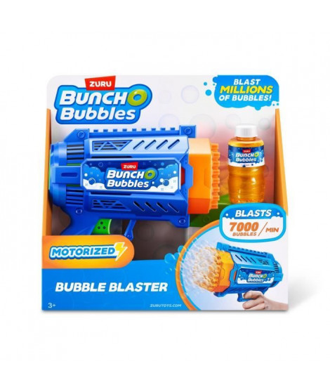 Pistolet a bulles - ZURU - Bubble Blaster Medium - 125 ml inclus - 7000 bulles/min - Plateau fourni