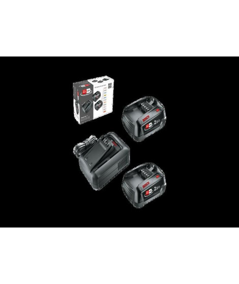 Starter Set 18V - BOSCH VERT - 2 batteries 18V 2,5 Ah + chargeur - 1600A031T5