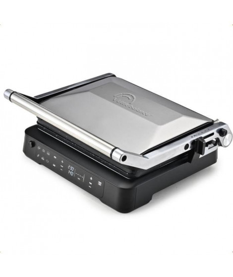 Grill viande - LITTLE BALANCE - 8734 - 2000 W - 6 positions - Aluminium / Noir