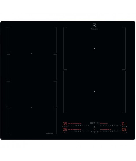 Plaque de cuisson a induction - ELECTROLUX - 4 foyers dont zone gauche modulable - 58 x 51 cm - EIV66453I