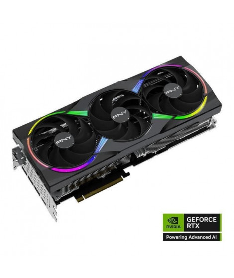 Carte graphique - PNY - GeForce RTX 5090 - 32 Go - ARGB - Overclockée - Triple ventilateur (VCG509032TFXXPB1-O)