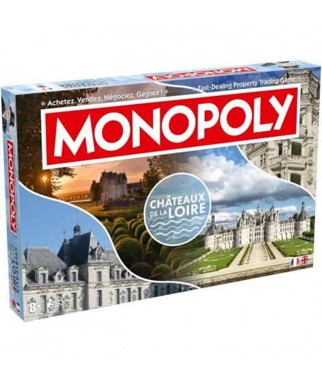 MONOPOLY Chateaux de la Loire - Jeu de société - WINNING MOVES