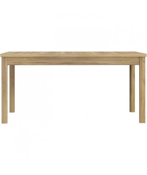 Table a manger extensible ouverture synchronisée - COMO - Chene - Rectangulaire - 160/207 x 90 x 76,6 cm