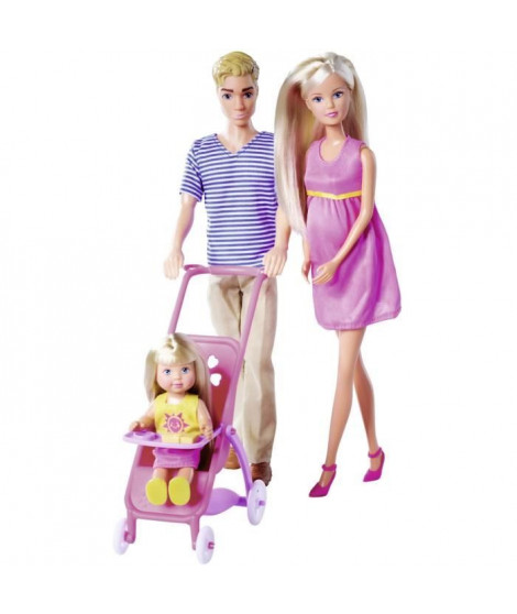 SIMBA - Steffi Love - Famille Heureuse -Poupée mannequin