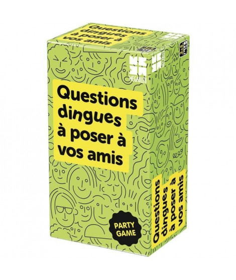 Questions dingues a poser a vos amis - Jeu d'ambiance - MEGABLEU - Des 14 ans