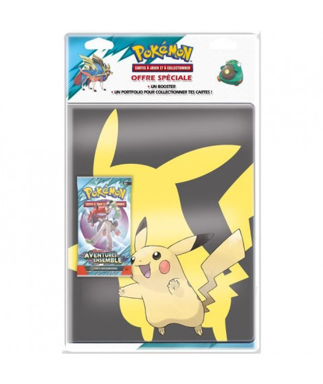 Pokémon EV09 : pack Cahier Pokémon + 1 booster EV09