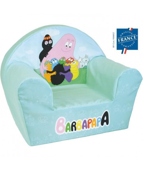 Fauteuil club enfant - BARBAPAPA - FUN HOUSE - Origine France - 52 x 33 x 42 cm