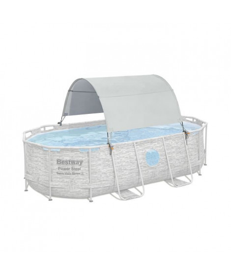 BESTWAY - Auvent pour piscine ovale et rectangulaire