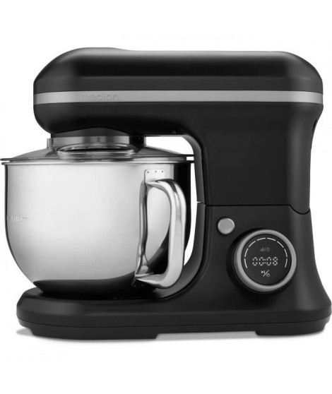 Robot pâtissier - MEDION - MD18420 - 1200 W - 5 L - 8 vitesses - Bol a glace - Noir