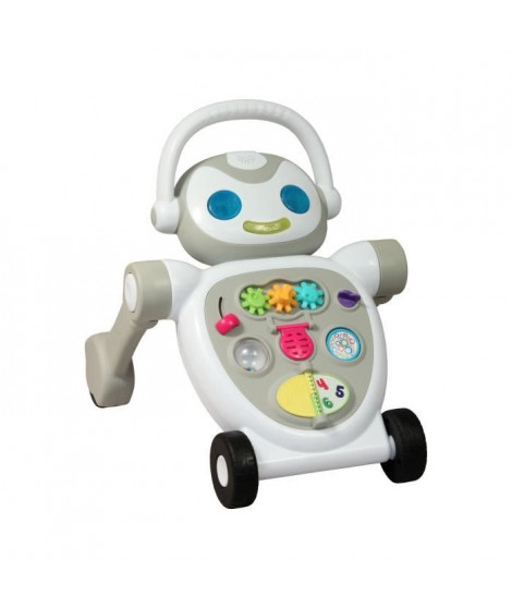 Trotteur marcheur - BAMBISOL - Nono le Robot - De 10 a 36 mois - Parlant - Musical - Jeux électroniques interactifs - Blanc