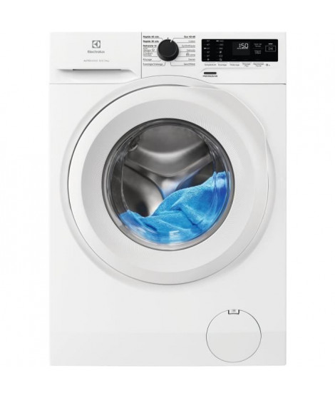 Lave-linge hublot ELECTROLUX EWF0914A2 - 9 kg - Eco Inverter - L60cm - 1400 trs/min - Classe A - Blanc