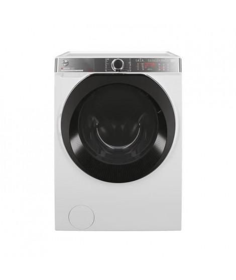 Lave-linge hublot HOOVER H-WASH 550 H5WPB414AMBC-S - 14 kg -Induction - 1400 trs/min -  Classe A  - Connecté -  Vapeur - Blanc