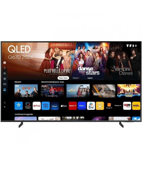 Samsung 65Q67D - TV QLED 65 (165cm) - 4K UHD 3840x2160 - Quantum HDR - Smart TV - Gaming Hub - 3xHDMI - WiFi