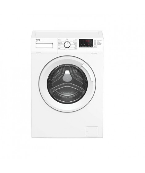 Lave-linge hublot BEKO WUV8011XWW - 8 kg - 1000 trs/min - Induction - Blanc