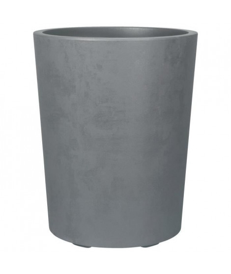 Pot de fleur - DEROMA - Millennium R - Ashgrey - A réserve d'eau - Hauteur 53 cm