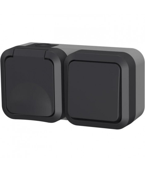 Double prise - QUARX - Aqua Pro - Extérieure, verticale, IP55, 250V, 16A