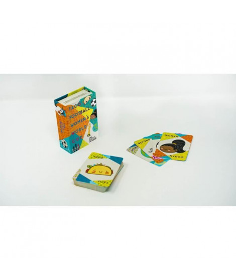 Taco Football Women's World Cup - Jeu d'ambiance - BLUE ORANGE - Rapidité et observation - Des 8 ans