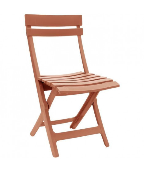 Chaise pliante - GROSFILLEX - MIAMI - Terracotta