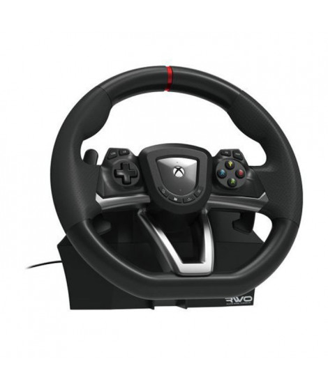 Volant de course - HORI - Overdrive - Pédales incluses - Compatible PC et Xbox - Noir