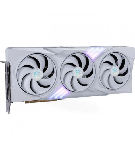 Carte graphique - MSI - GeForce RTX 5080 Gaming Trio OC White - 16 Go - GDDR7 - PCIe Gen 5