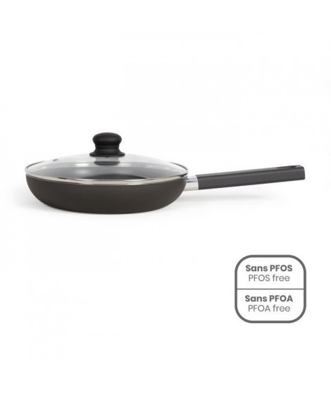 Sauteuse 26 cm - LIVOO - MEP153N - Antiadhésif sans PFOA ni PFOS - Manche silicone - Tous feux dont induction