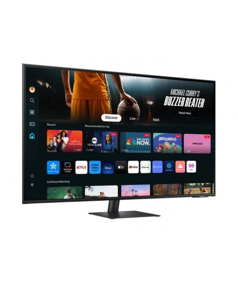 Moniteur PC - Samsung - LS43DM702UUXEN - 43 - Flat - UHD 4K 3840x2160 - 60Hz - VA - 4ms - Flat - HDR10 - 300cd/m2 - Smart - 5…