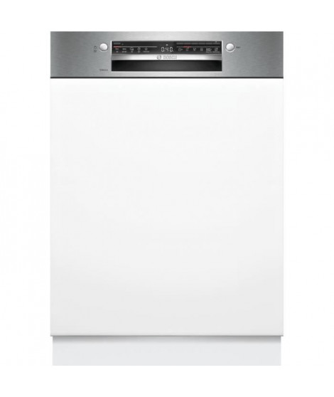 Lave-vaisselle semi-encastrable BOSCH SMI2HTS02E SER2 - 13 couverts - Induction - L60cm - 46 dB - Acier Brossé