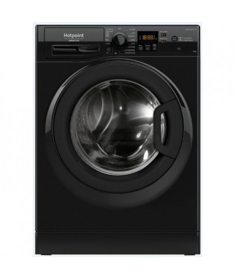 Lave-linge hublot HOTPOINT NS11469FBKFR -  11 kg - Induction - L60cm - 1400 trs/min - Classe A - Noir